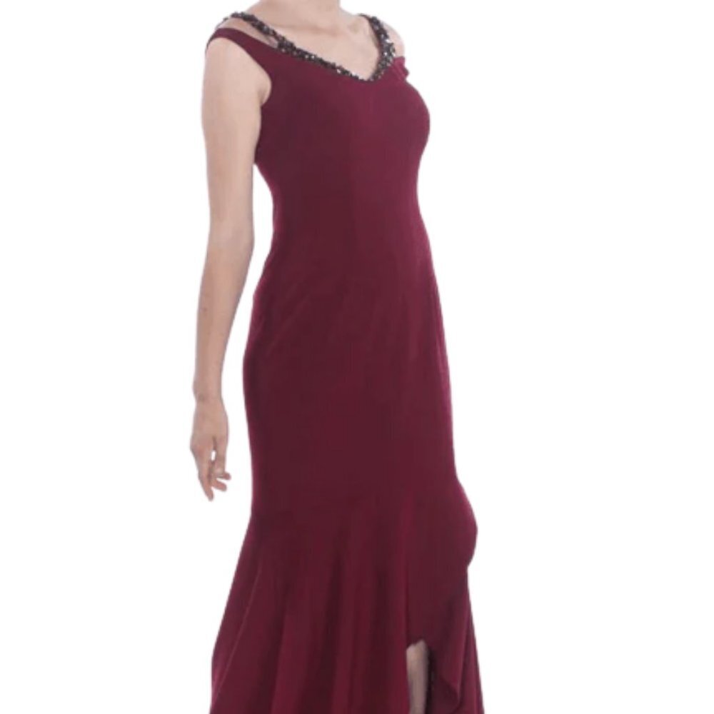 SALE NWT Adrianna Papell AP1E202959 Evening Gown Red size 10
